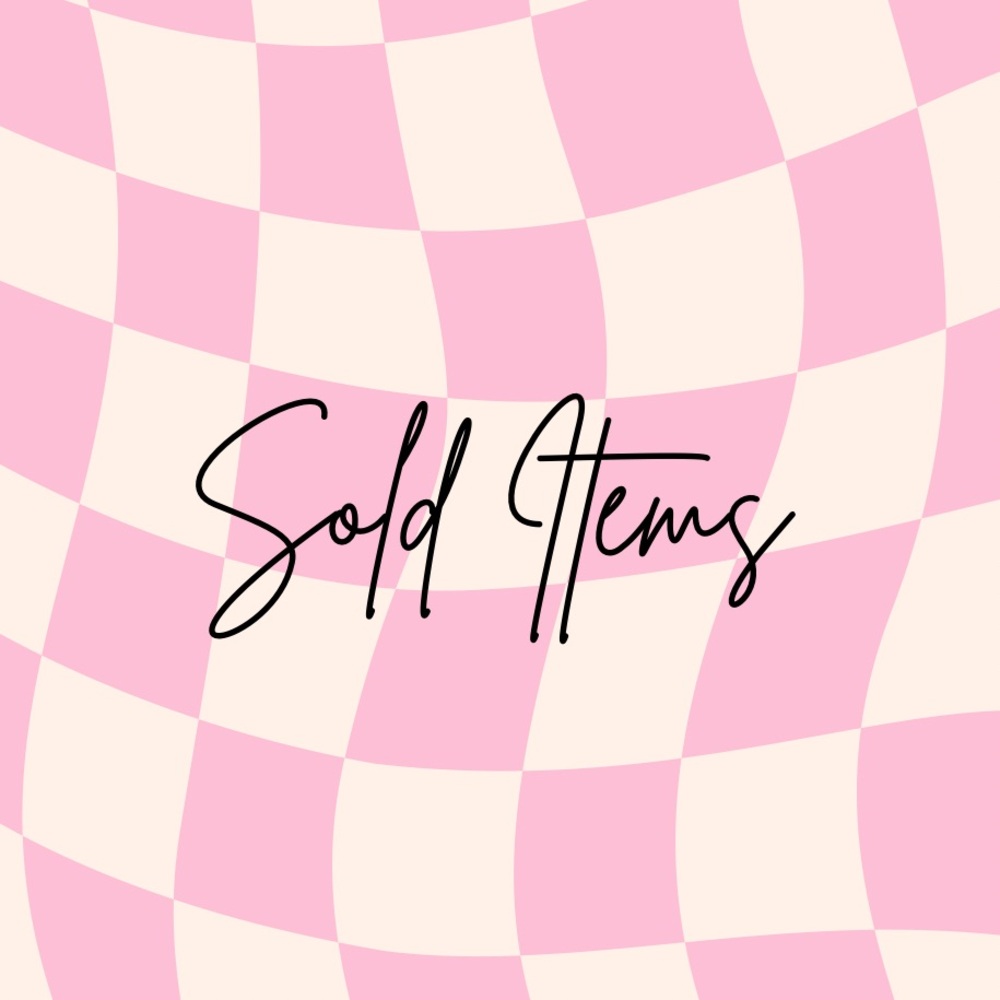 SOLD ITEMS!! 🥳